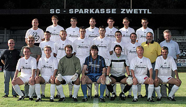 Mannschaft SC Zwettl Regionalliga-Ost 2001/02