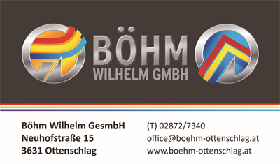 Logo Bohm Wilhelm GesmbH